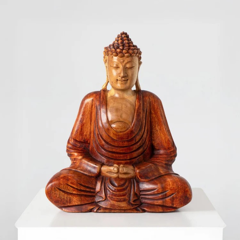 Spiritual Bliss Wood Sculpture